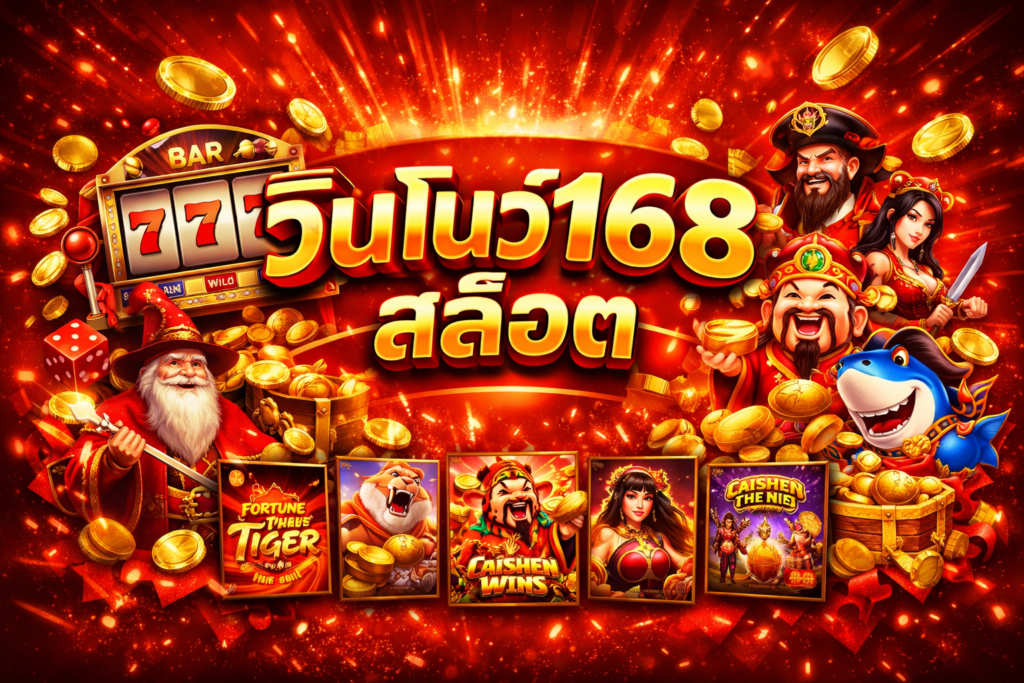 วินโนว์168 สล็อต เว็บตรงยอดฮิต เกมแตกง่าย โบนัสแรง เล่นลื่นทุกแพลตฟอร์ม
